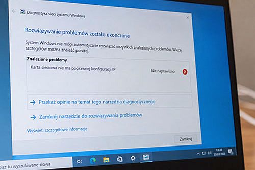 Błąd karty sieciowej