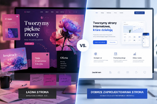 Ładna strona a dobrze zaprojektowana strona